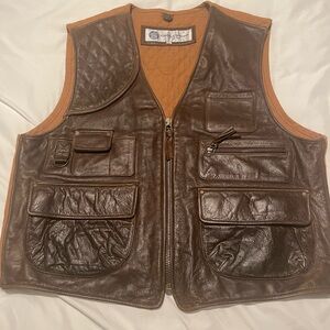 Vintage Smith & Wesson Leather Tactical Size Large Vest